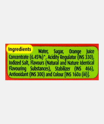 Real Orange Juice 180 Ml