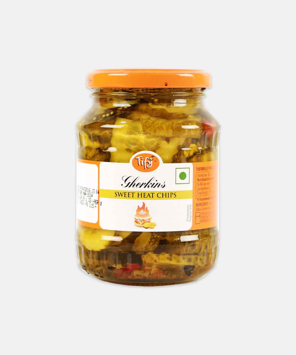 Tify Gherkins Sweet Heat Chips 360 Gm