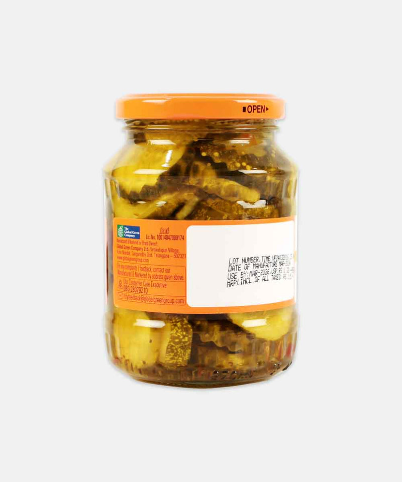 TIFY GHERKINS SWEET HEAT CHIPS 360