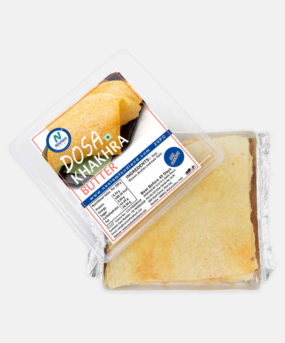 Dosa Khakhra Butter 20 Pc