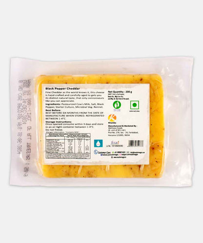 Mooz Black Pepper Cheddar 200 Gm