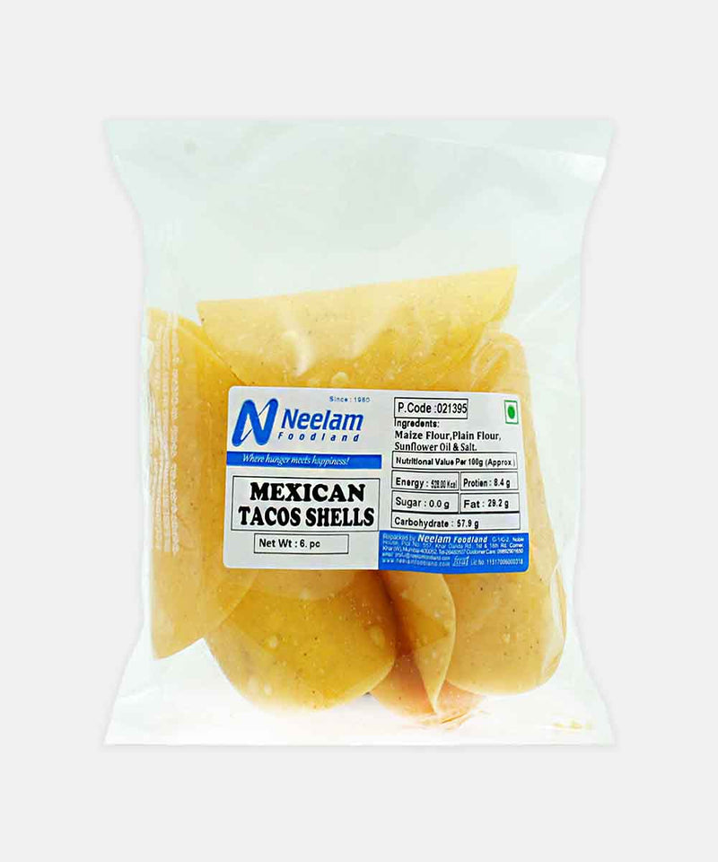 mexican tacos shells 6 piece