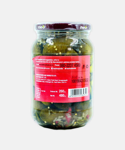 Neo Foods Whole Gherkins 480 Gm