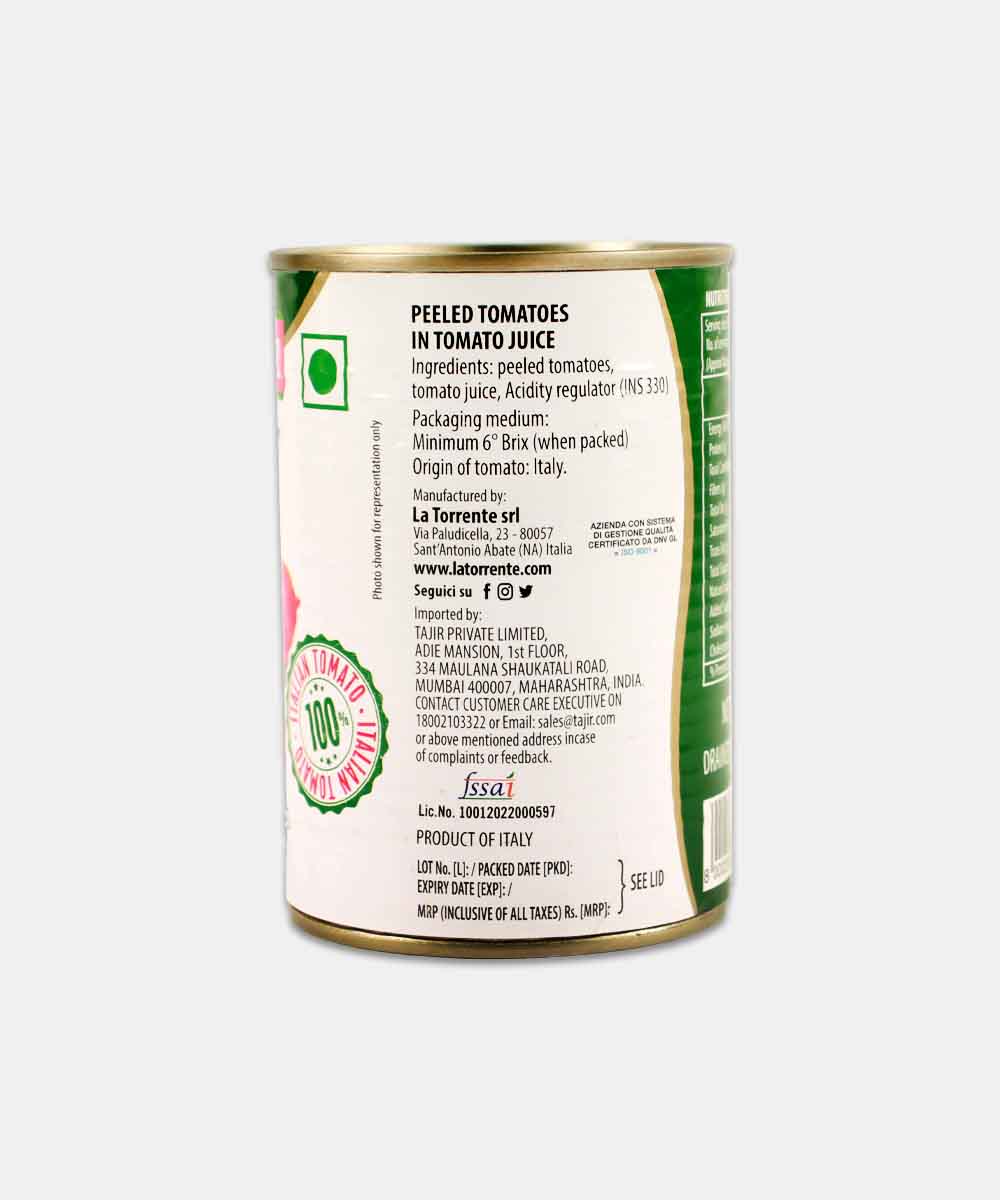 La Torrente Peeled Whole Tomatoes 400 Gm