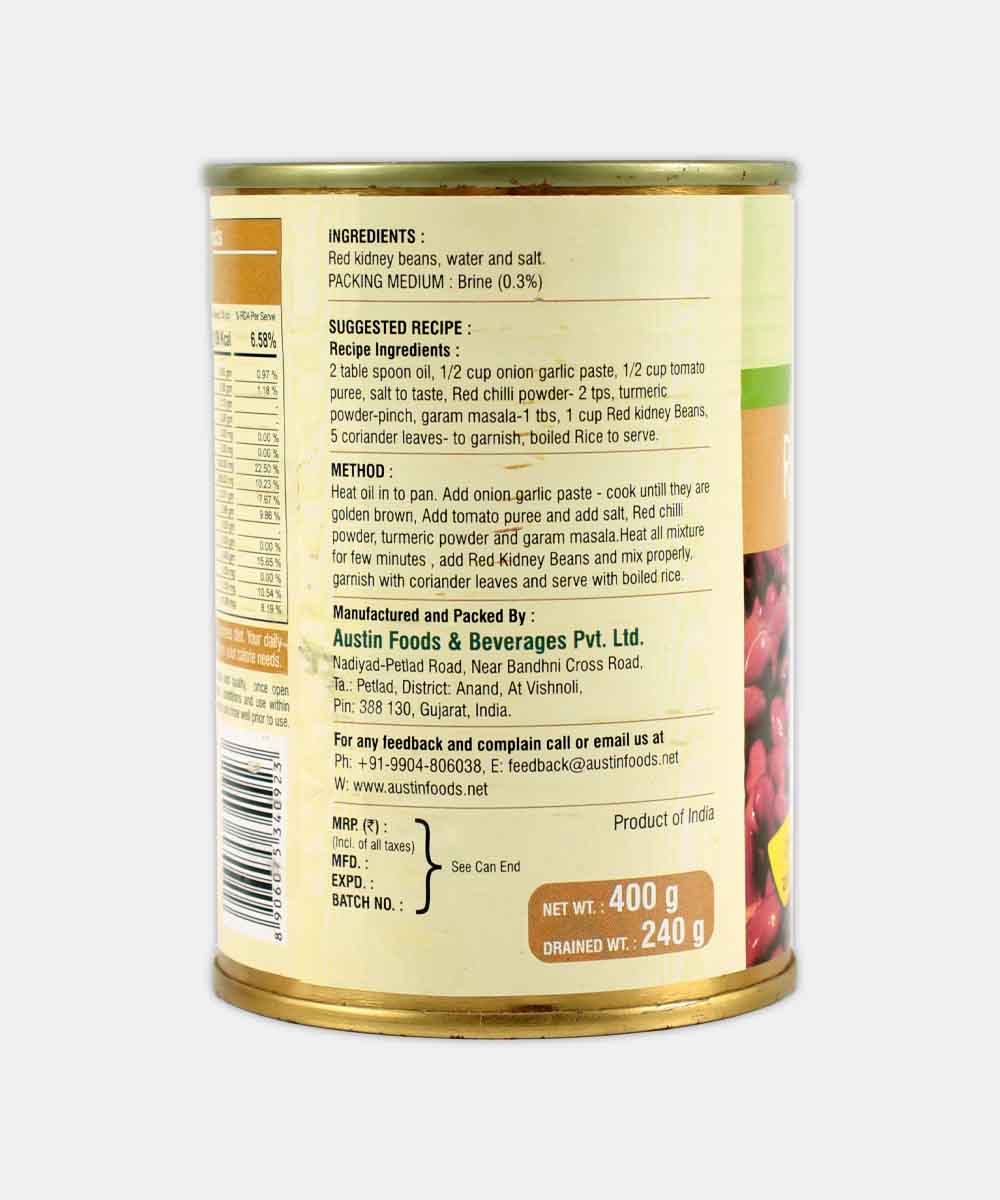 Austin Red Kidney Beans 400 Gm
