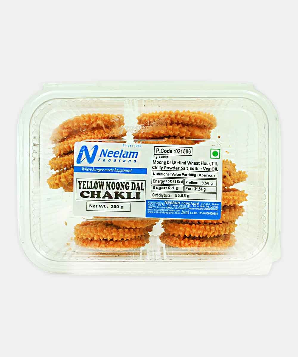 Yellow Moong Dal Chakli 250 Gm