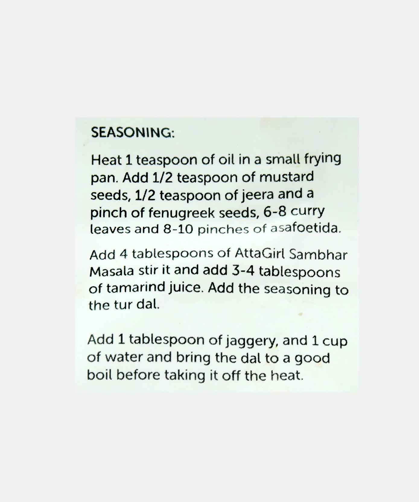 Attagirl Sambhar Powder 125 Gm