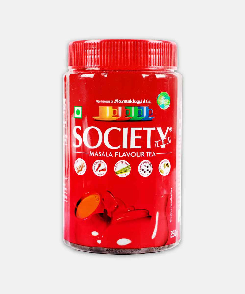 SOCIETY MASALA FLAVOUR TEA JAR 250 GM