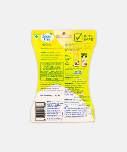 Sugar Free Natura 200 Sweet Drops 10 Ml