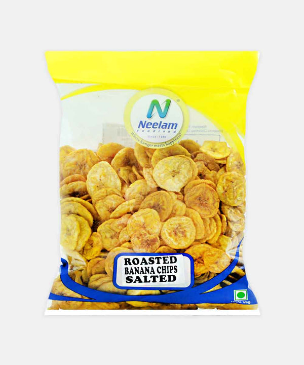 ROASTED BANANA CHIPS SALTED 200