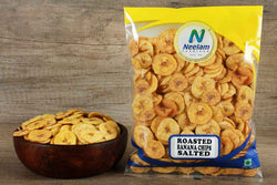 ROASTED BANANA CHIPS SALTED 200