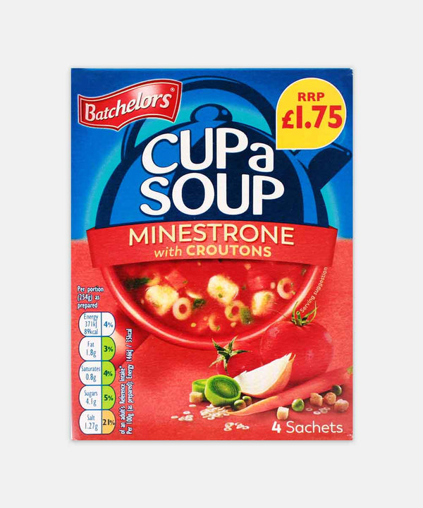BATCHELORS MINESTRONE WITH CROUTONS CUPA SOUP 94 GM