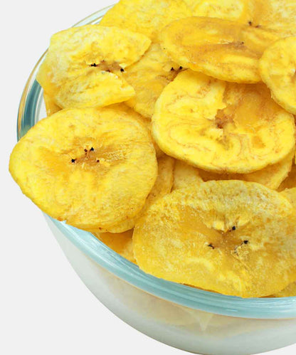 Extra Thin Salt Free Banana Chips Plain 200 Gm