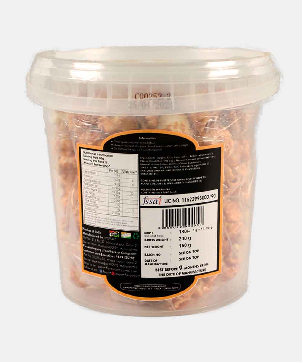 Pop Art Classic Caramel Popcorn 150 Gm