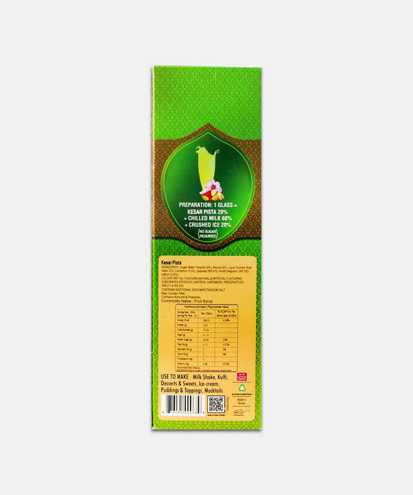 GURUJI KESAR PISTA SYRUP 750 ML