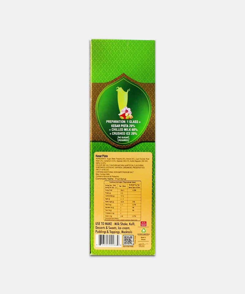 GURUJI KESAR PISTA SYRUP 750 ML