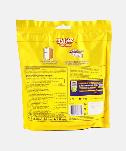 CADBURY 5 STAR 15 MINI TREATS CHOCOLATE 133.5 GM