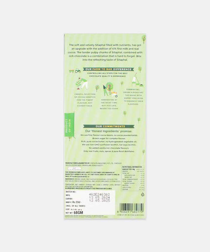 Paul And Mike 41% Fine Milk Chocolate With Sitaphal 68 Gm