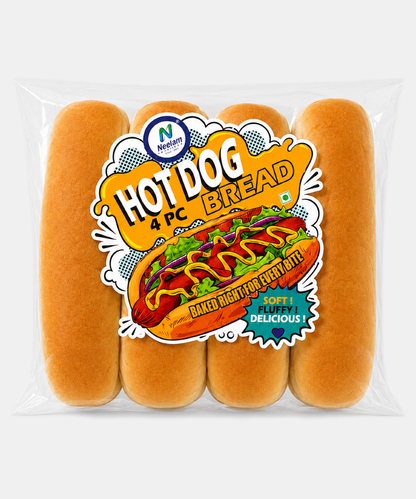Hot Dog bread 4 Pc