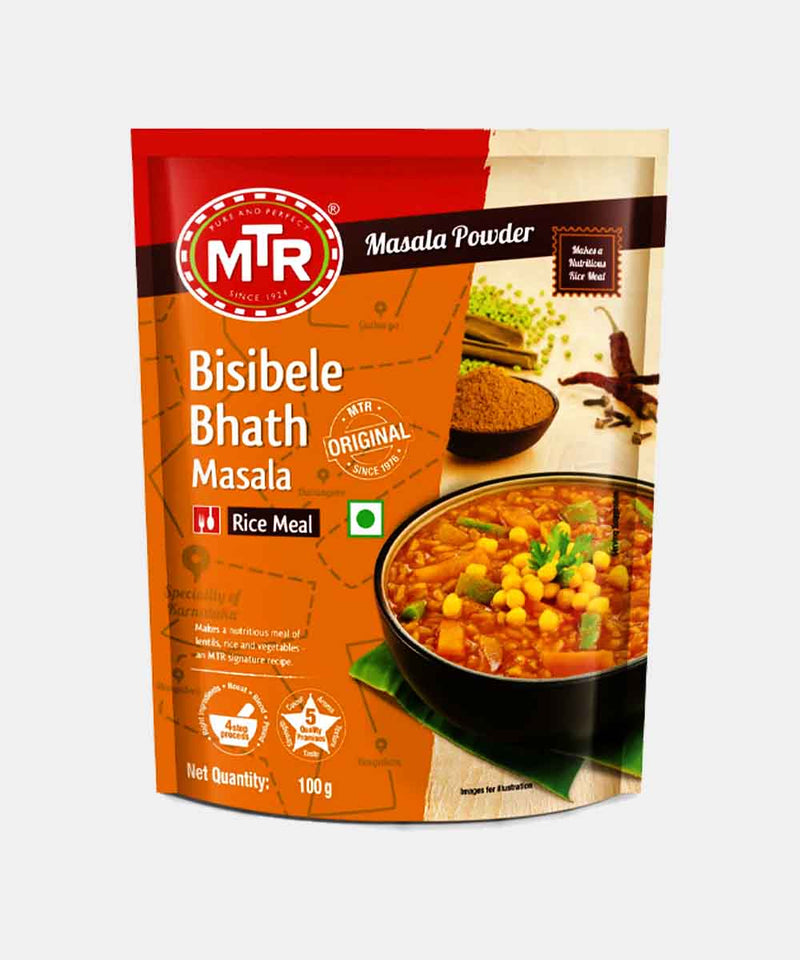 MTR BISIBELE BHATH MASALA 100