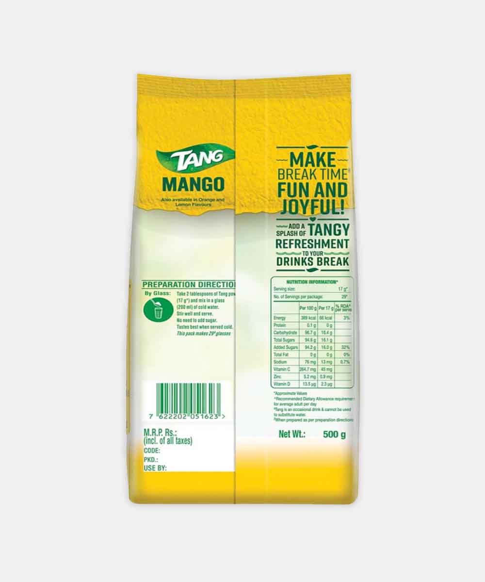 Tang Mango Pouch 500 Gm