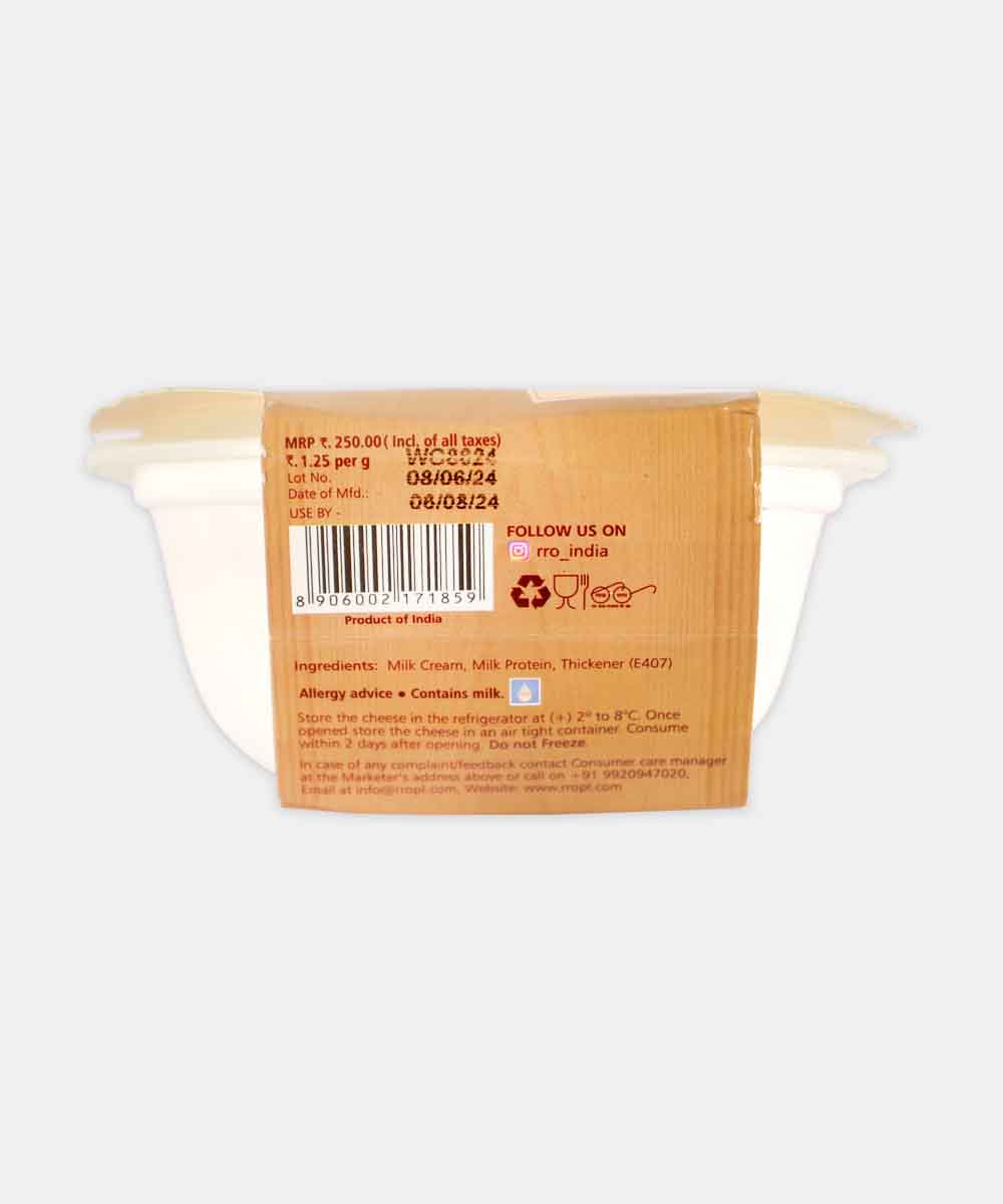 Rro Dairy Whipping Cream 200 Gm