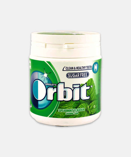 ORBIT SPEARMINT FLAVOUR SUGAR FREE CHEWING GUM 59.4 GM