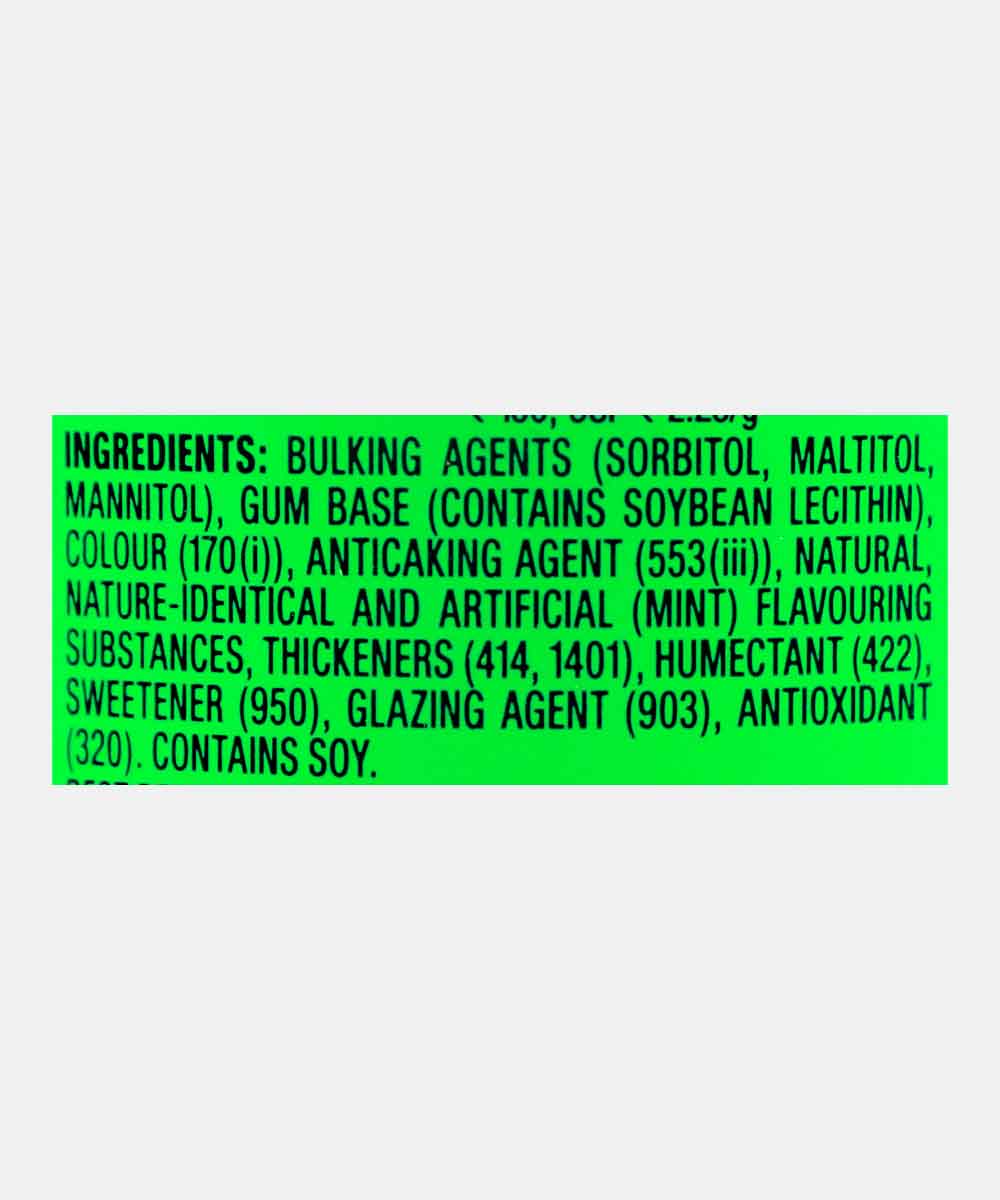 ORBIT SPEARMINT FLAVOUR SUGAR FREE CHEWING GUM 59.4 GM