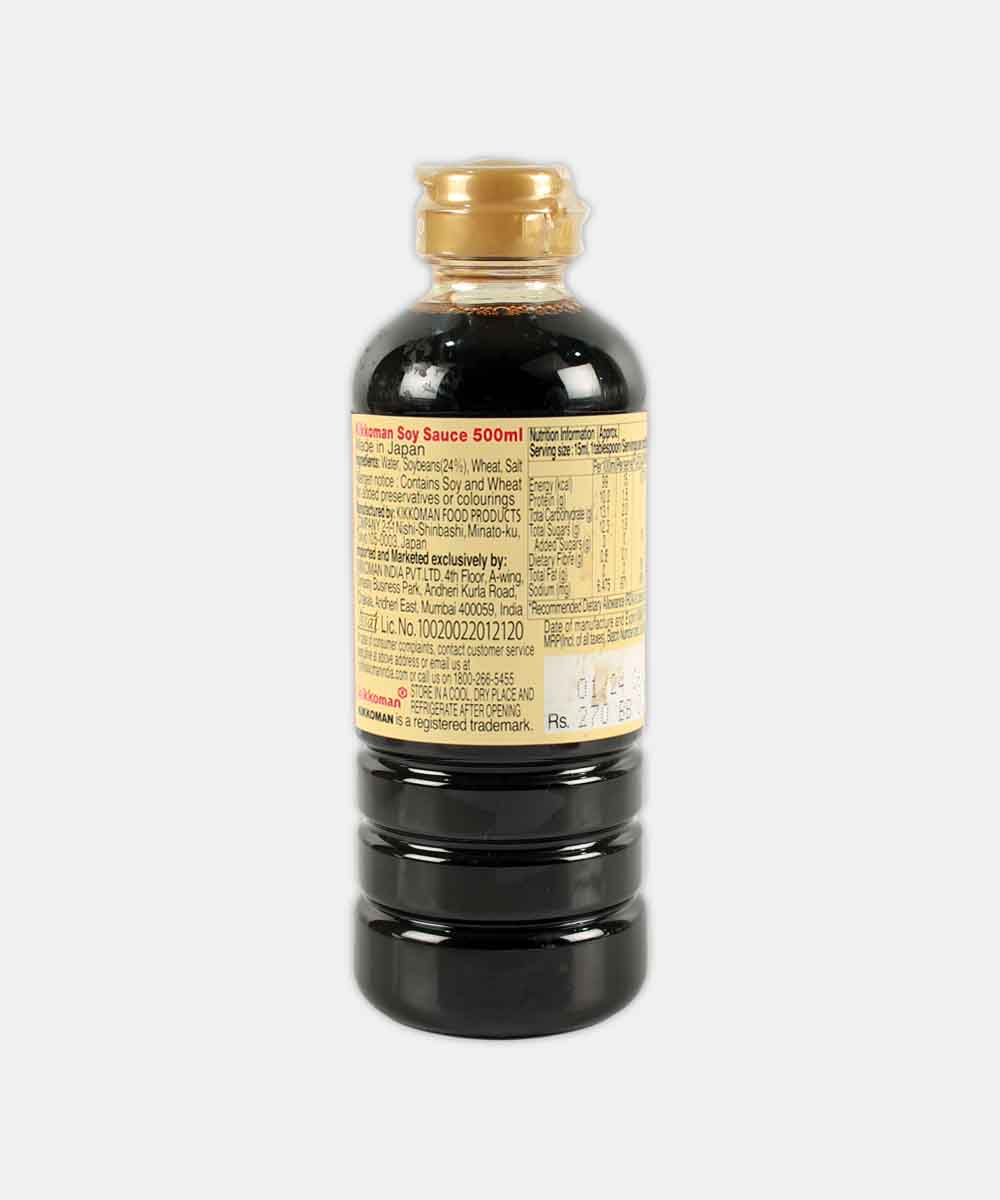 Kikkoman Naturally Brewed Soy Sauce 500 Ml