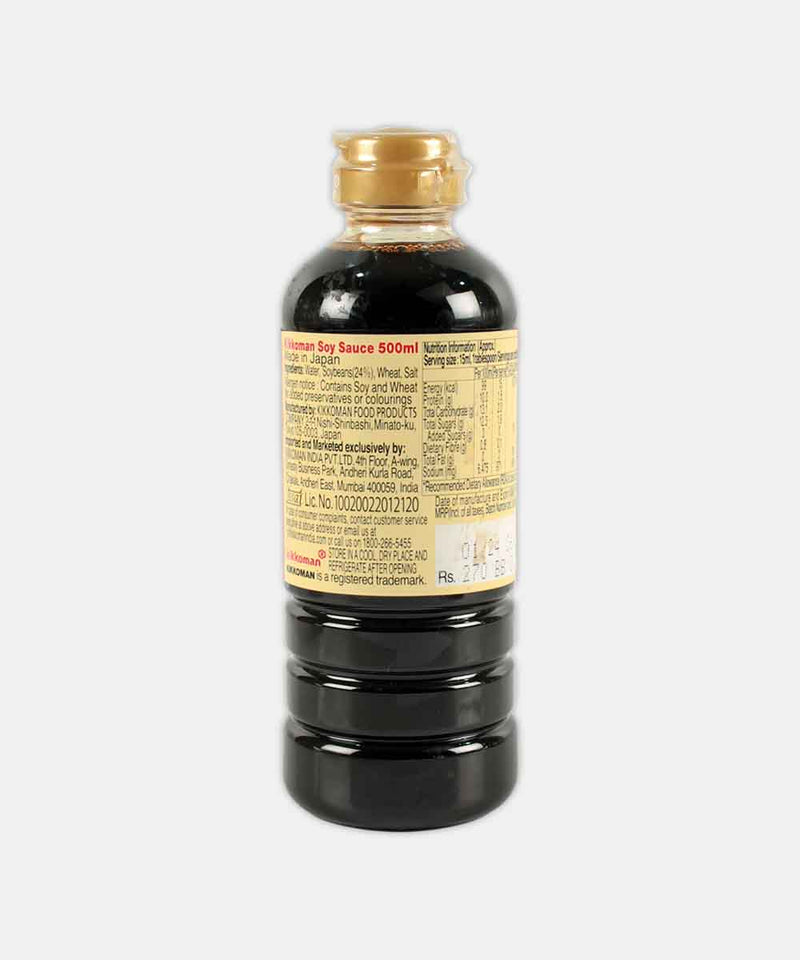 KIKKOMAN NATURALLY BREWED SOY SAUCE 500 ML