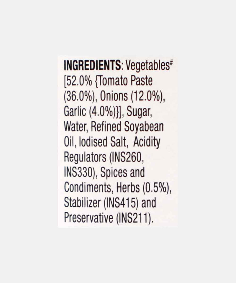VEEBA PASTA AND PIZZA SAUCE 525 GM