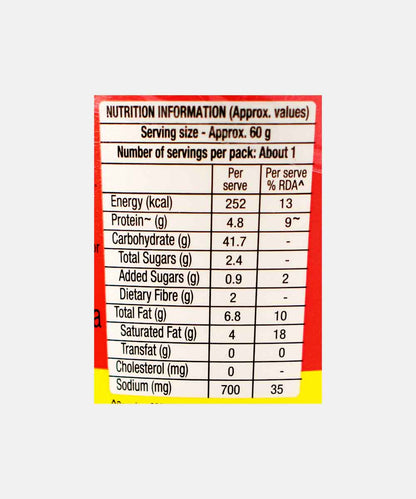 Mtr Vegetable Upma 3 Minute Breakfast 80 Gm
