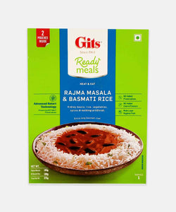 GITS RAJMA MASALA AND BASMATI RICE READY MEALS 375