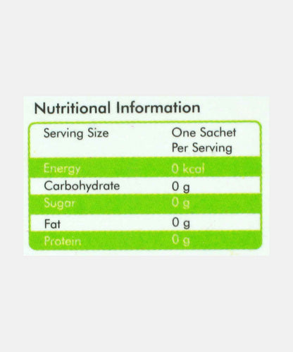 Zevic Stevia Suger Free Zero Calories Powder 50 Sachets