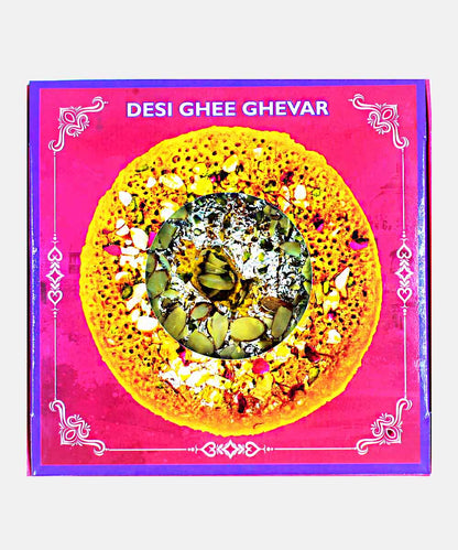 Desi Ghee Ghevar Sweet 1 Piece