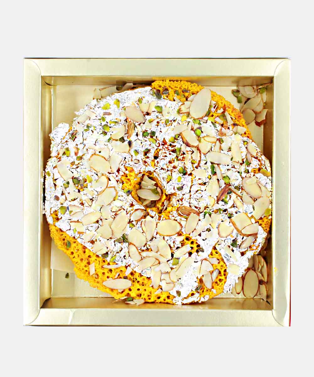 Desi Ghee Ghevar Sweet 1 Piece