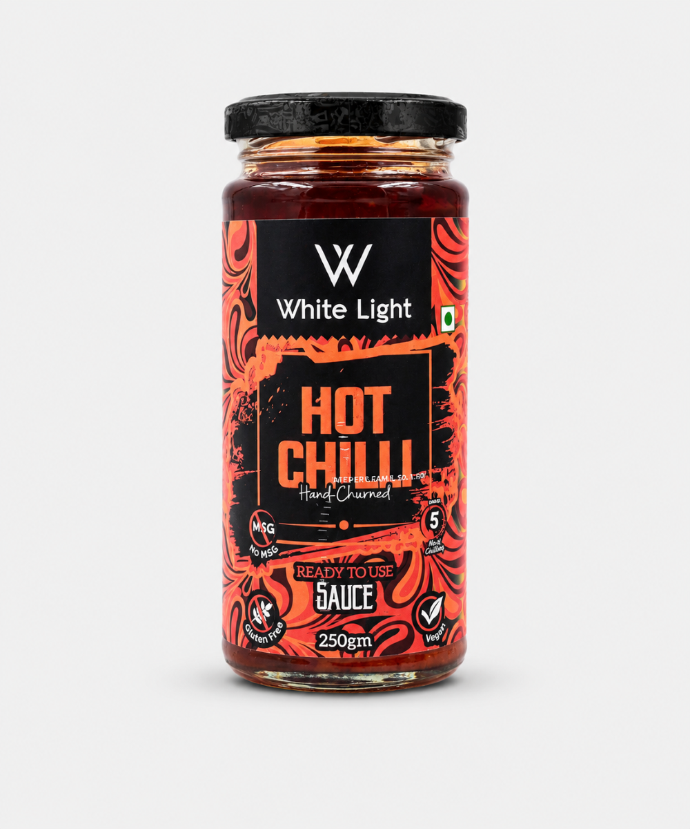 White Light Hot Chilli Sauce 250 Gm