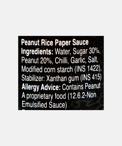 Real Thai Peanut Rice Paper Sauce 185 Ml