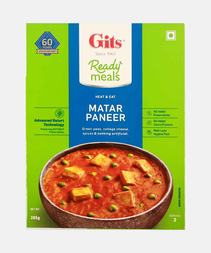 GITS MATAR PANEER READY MEALS 285