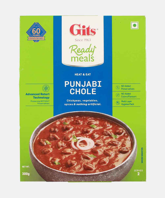 Gits Punjabi Chole Ready Meals 300 Gm