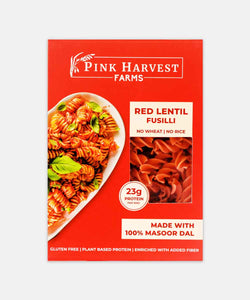 PINK HARVEST RED LENTIL FUSILLI PASTA 200 GM