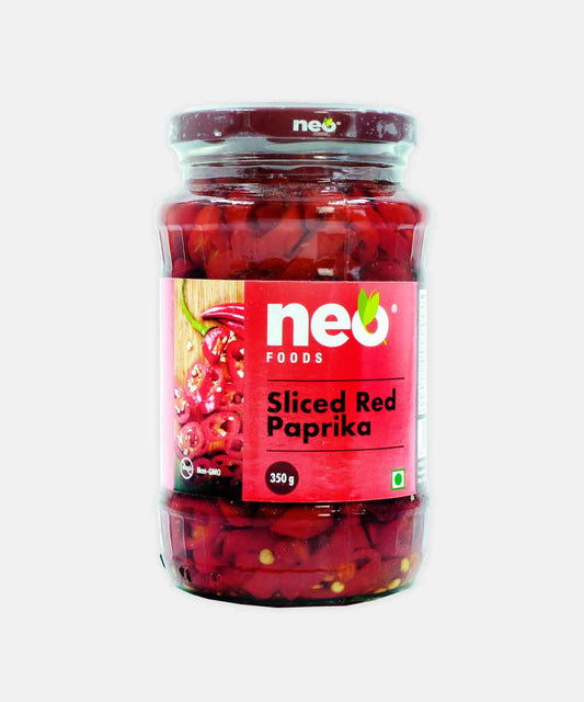 Neo Foods Sliced Red Paprika 350 Gm