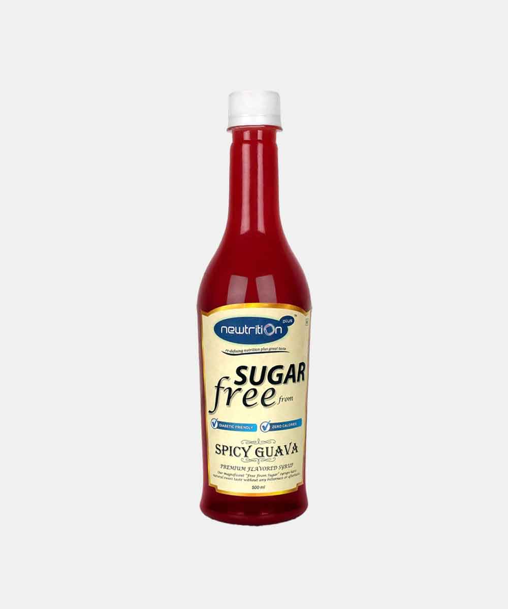 Newtrition Spicy Guava Sugar Free Syrup 500 Ml