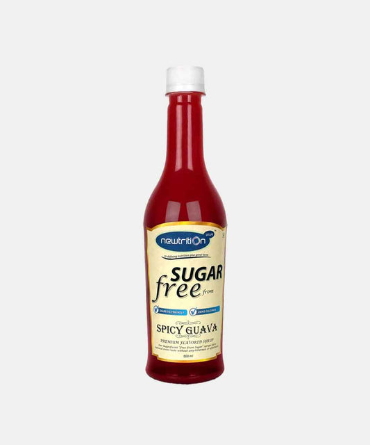 Newtrition Spicy Guava Sugar Free Syrup 500 Ml