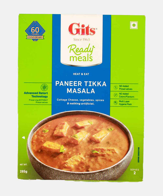 Gits Paneer Tikka Masala Ready Meals 285 Gm