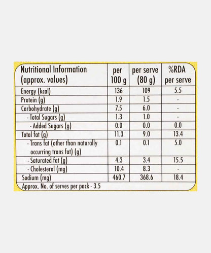 Kitchens Of India Pav Bhaji Heat & Eat 285 Gm