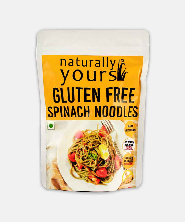 NATURALLY YOURS GLUTEN FREE SPINACH NOODLES 100 GM