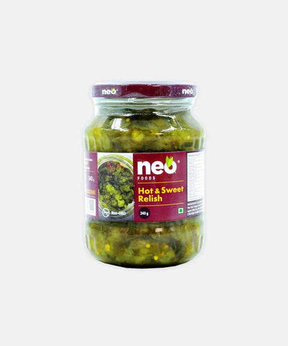 Neo Foods Hot & Sweet Relish 340 Gm