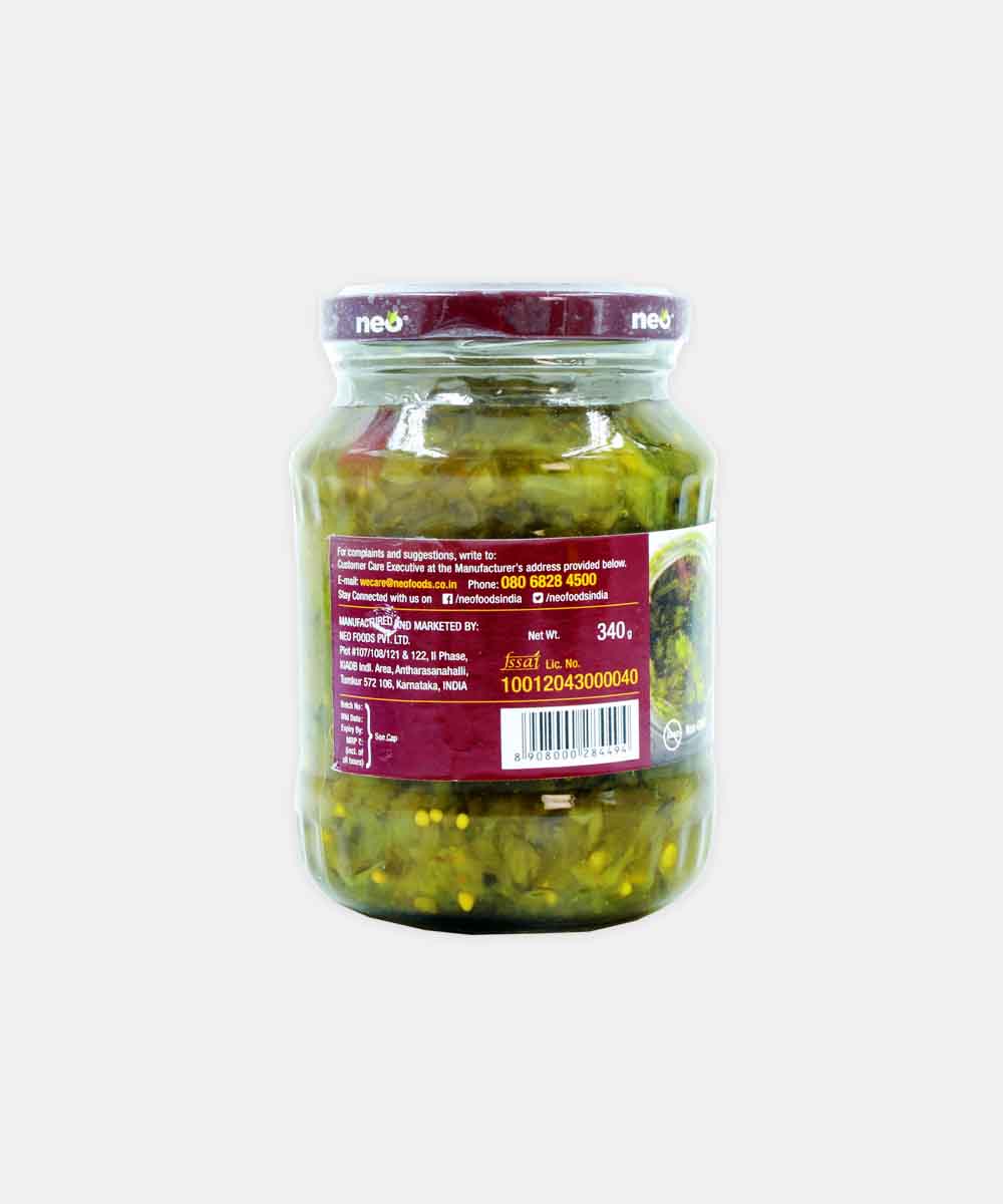Neo Foods Hot & Sweet Relish 340 Gm