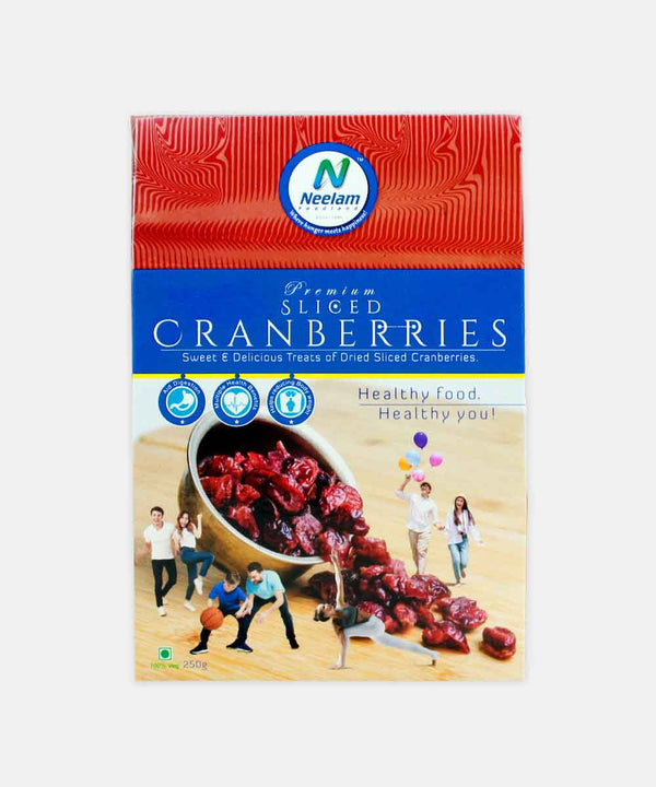 PREMIUM SLICED CRANBERRIES 250